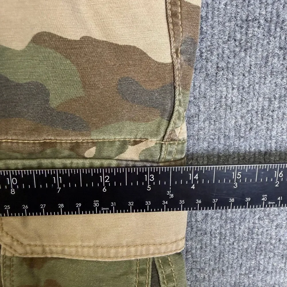 Outdoor Life Mens Cargo Pants 38x28 Camo Hunting Work Utility Baggy Wide Leg Y2K